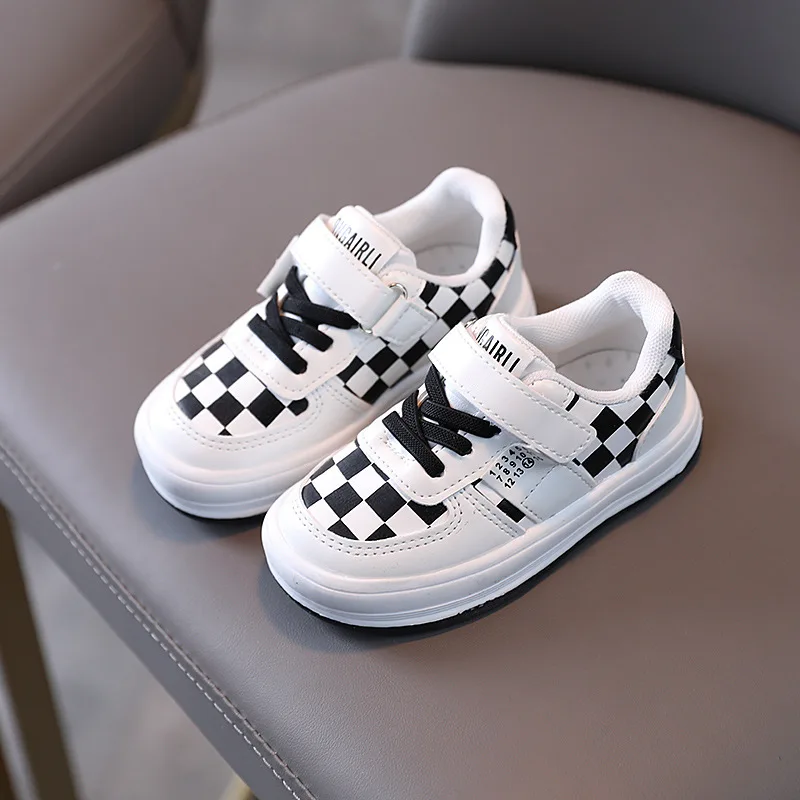 Children Plaid Shoes Soft Soles Artificial PU Boy Sneakers Green Black Pink Sports Walking Casual Kids Shoes Korean Girls Shoes
Children Plaid Shoes Soft Soles Artificial PU Boy Sneakers Green Black Pink Sports Walking Casual Kids Shoes Korean Girls Shoes