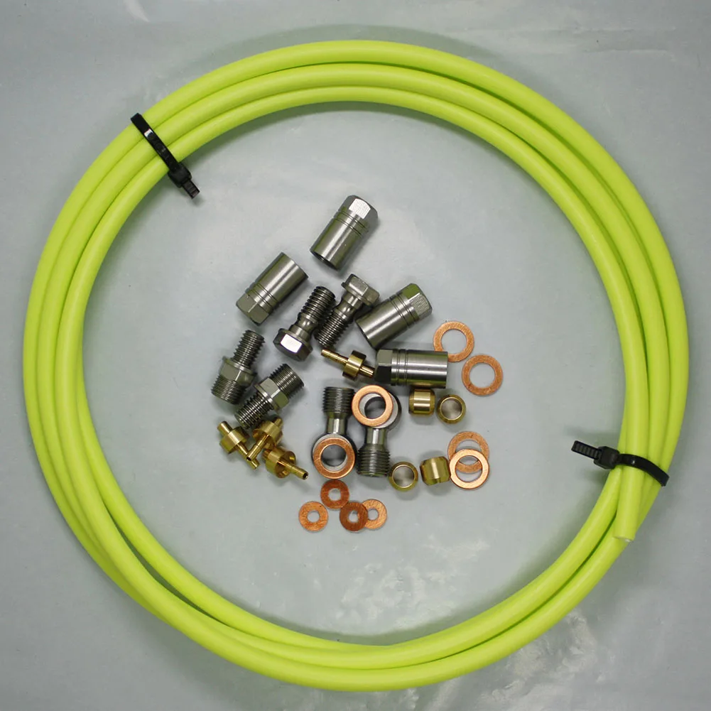 Bicycle Hydraulic Disc Brake Hose Disc Brake Line Pipe Kit With Joints Bicycle Accessories Combination
Bicycle Hydraulic Disc Brake Hose Disc Brake Line Pipe Kit With Joints Bicycle Accessories Combination