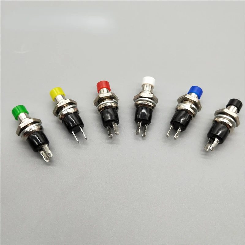 6pcs PBS-110 Mini Momentary Push Button Switch NO/NC 7mm Red Yellow Green Blue Black White
6pcs PBS-110 Mini Momentary Push Button Switch NO/NC 7mm Red Yellow Green Blue Black White