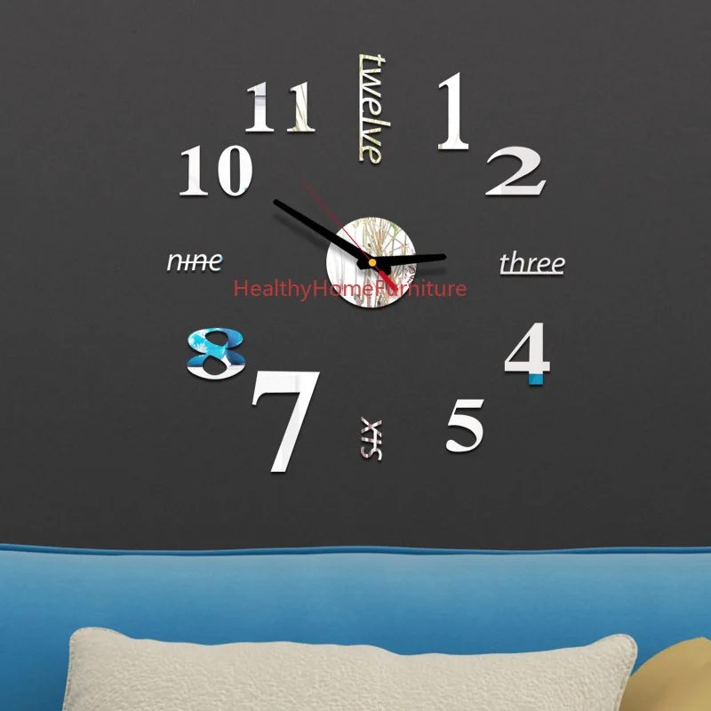Creative Acrylic Wall Clock Diy Personality 3D Wall Sticker Wall Clock Home Acrylic Clock Decoration Wall Clocks Home Decor
Creative Acrylic Wall Clock Diy Personality 3D Wall Sticker Wall Clock Home Acrylic Clock Decoration Wall Clocks Home Decor