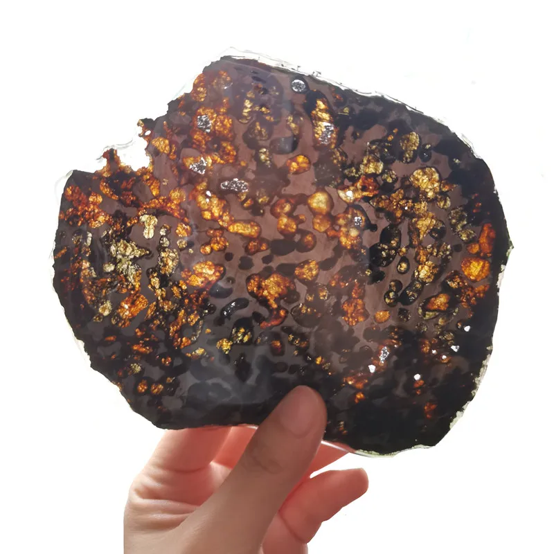 Kenyan Olive Meteorite 117g Top Quality Olive Meteorite Large Slice Natural Meteorite Material Specimen Y115
Kenyan Olive Meteorite 117g Top Quality Olive Meteorite Large Slice Natural Meteorite Material Specimen Y115