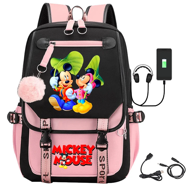 Kawaii Disney Cute Cartoon Mickey Mouse Print Usb Backpack Casual Student Anime Bag
Kawaii Disney Cute Cartoon Mickey Mouse Print Usb Backpack Casual Student Anime Bag