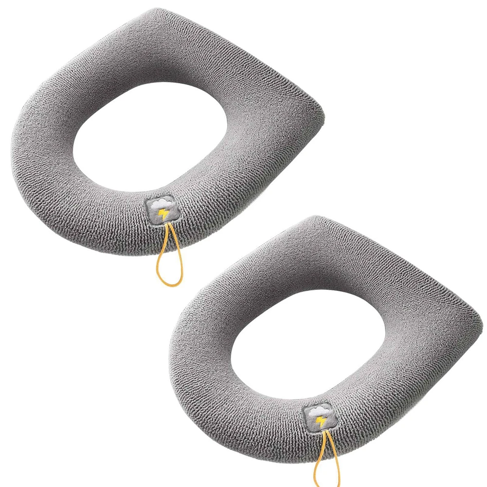 2X Soft Toilet Seat Covers W/Hook Bathroom Washable Closestool Warmer Cushion Mat Four Seasons Plush Toilet Pad Household
2X Soft Toilet Seat Covers W/Hook Bathroom Washable Closestool Warmer Cushion Mat Four Seasons Plush Toilet Pad Household