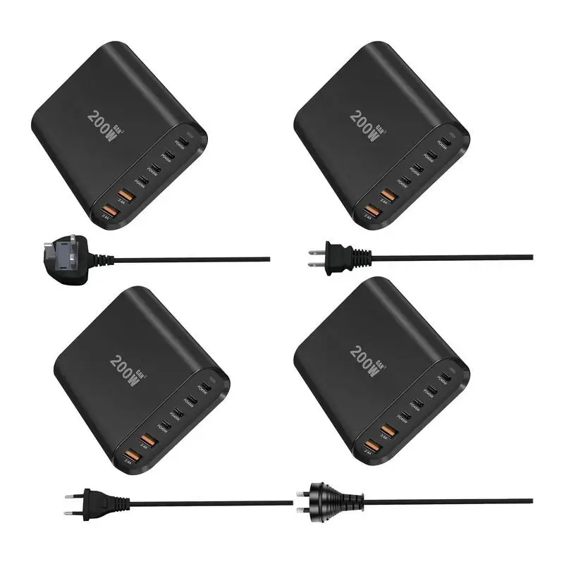 Зарядное устройство USB C с несколькими портами, 200 Вт, зарядное устройство PD, зарядный концентратор USB C, быстрая зарядка, станция с 6 портами, настольное зарядное устройство для ноутбука, смартфона
Зарядное устройство USB C с несколькими портами, 200 Вт, зарядное устройство PD, зарядный концентратор USB C, быстрая зарядка, станция с 6 портами, настольное зарядное устройство для ноутбука, смартфона