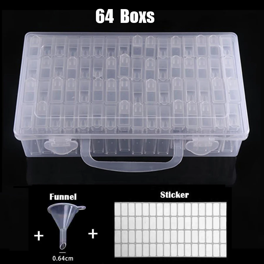 28/56/64 слот для алмазной живописи, пластиковая коробка для хранения, женский прозрачный контейнер для хранения, инструмент для вышивки крест... 
28/56/64 слот для алмазной живописи, пластиковая коробка для хранения, женский прозрачный контейнер для хранения, инструмент для вышивки крест...