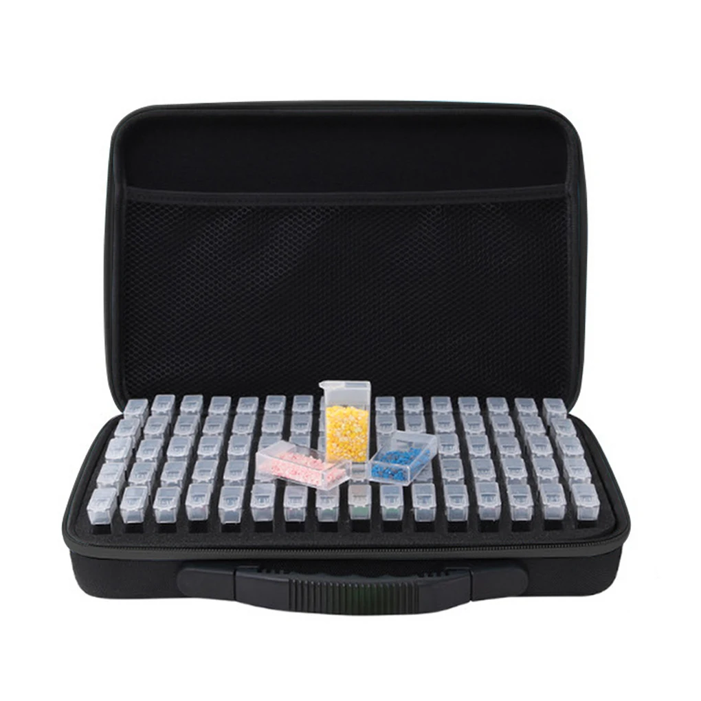80 Bottle Diamond Storage Box 5d Diy Diamond Painting Tool Mosaic Embroidery Accessories Portable Bag Kit Shockproof & Anti-Fall
80 Bottle Diamond Storage Box 5d Diy Diamond Painting Tool Mosaic Embroidery Accessories Portable Bag Kit Shockproof & Anti-Fall