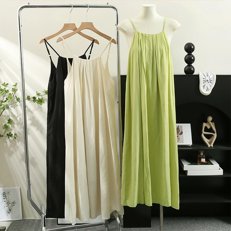 GUUZYUVIZ Beach Holiday Open Collar Strap Dress Women Summer Beach Dress Travel Wear Wide Truffle Back Long Dress
GUUZYUVIZ Beach Holiday Open Collar Strap Dress Women Summer Beach Dress Travel Wear Wide Truffle Back Long Dress