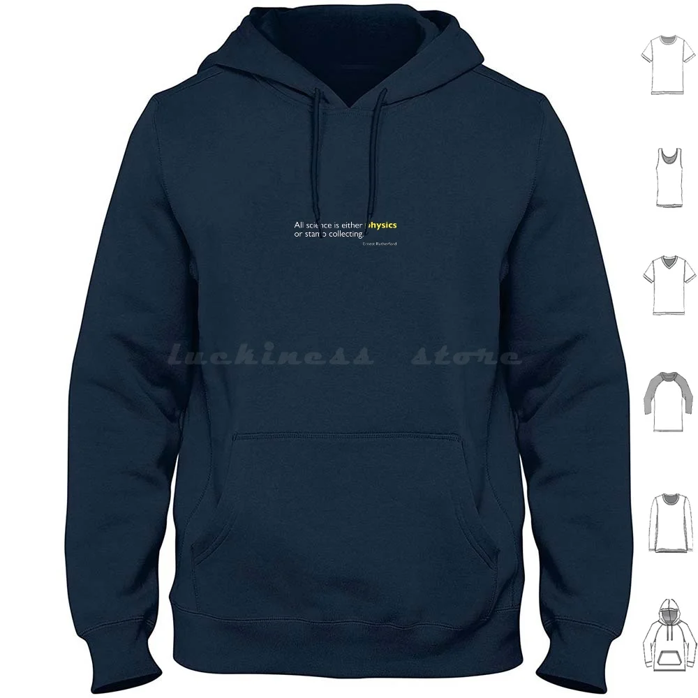 

Physics , Or Stamp Collecting Hoodies Long Sleeve Geek Nerd Sci Science Scifi Physics Cool Funny