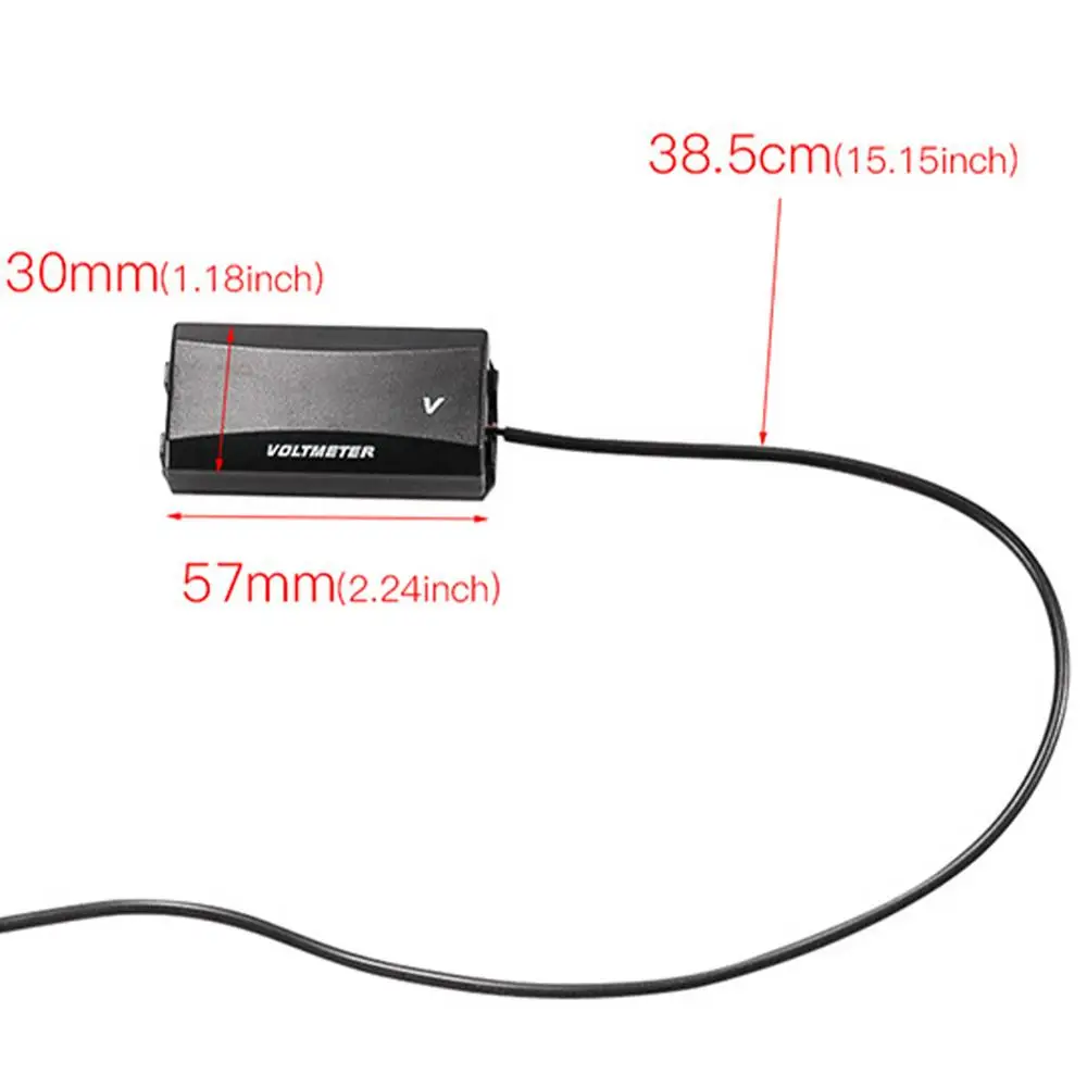 Цифровой мини-вольтметр, 12 В, фотография, 12-48 В, практичный измеритель напряжения, вольтметр, датчик для мотоциклов
Цифровой мини-вольтметр, 12 В, фотография, 12-48 В, практичный измеритель напряжения, вольтметр, датчик для мотоциклов