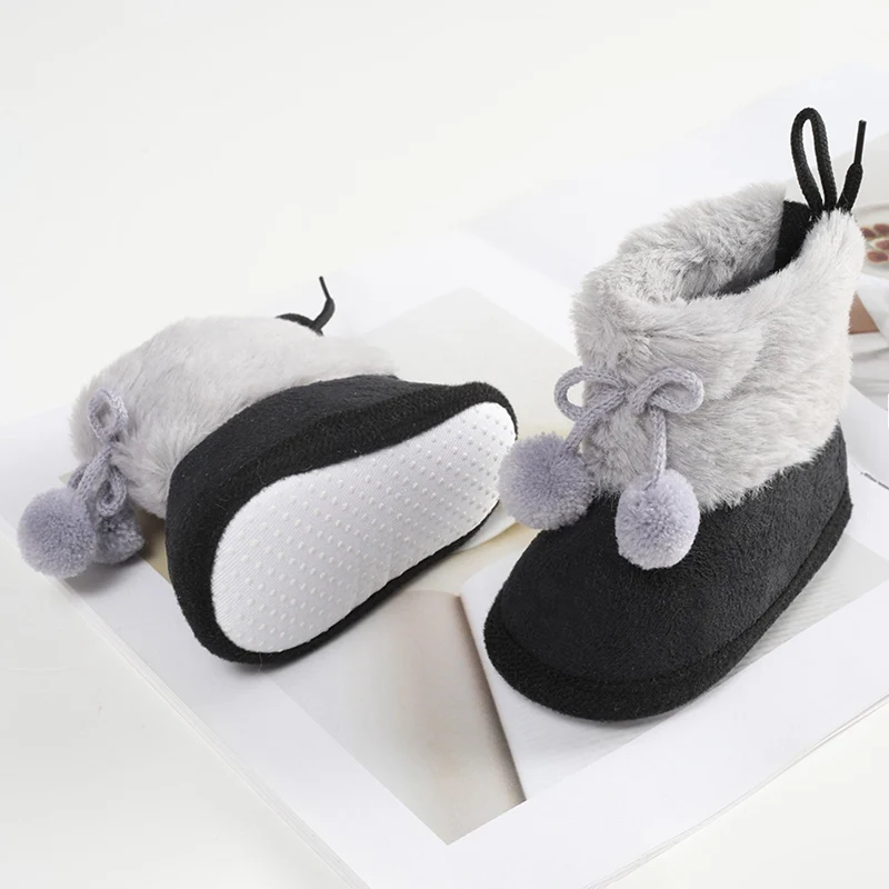 Plus Velvet Snow Booties Baby Shoes Warm baby Girl Shoes Pompom Soft Sole Indoor Walking Shoe
Plus Velvet Snow Booties Baby Shoes Warm baby Girl Shoes Pompom Soft Sole Indoor Walking Shoe