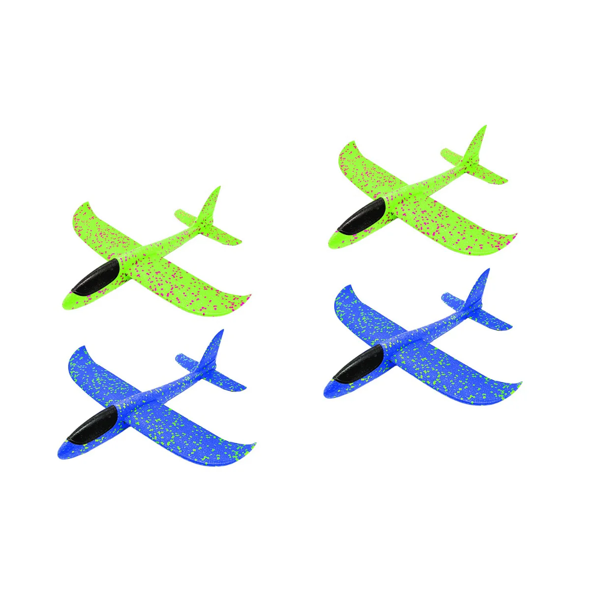 4 pcs 48cm Airplane Model Manual Throwing Whirly Flying Glider Planes for Children Kids Playing (Blue + Green)
4 pcs 48cm Airplane Model Manual Throwing Whirly Flying Glider Planes for Children Kids Playing (Blue + Green)