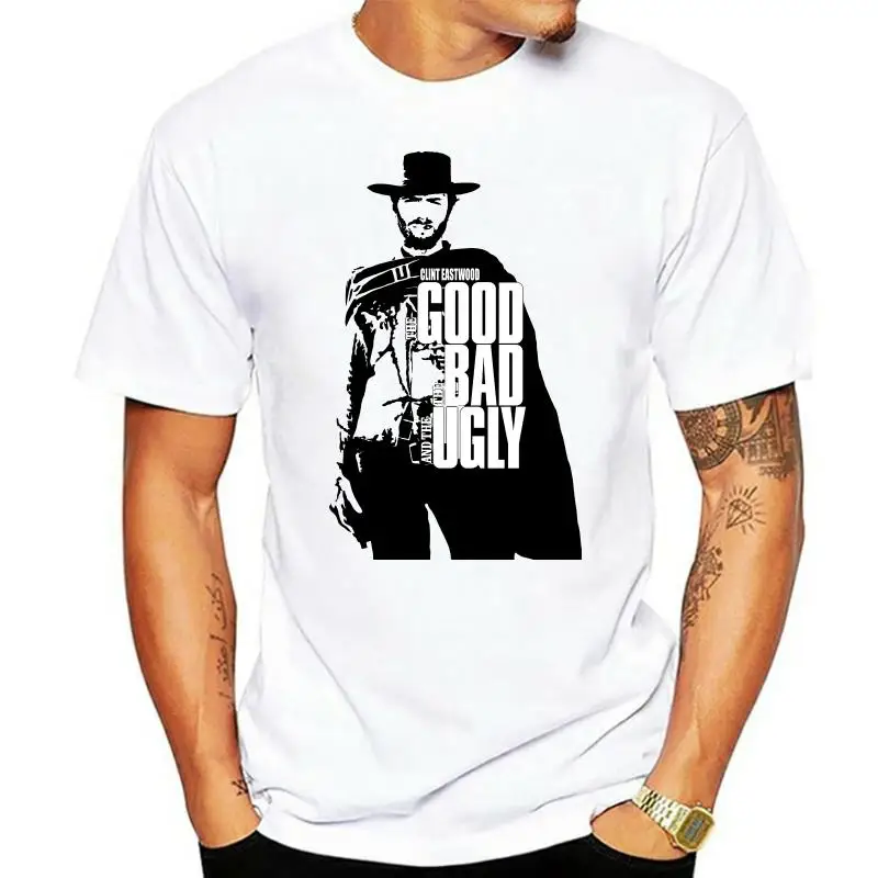 Novelty Clint Eastwood Tee Shirts Men Cotton Tshirts The Good The Bad And The Ugly Tee Shirt Big Size Clothing
Novelty Clint Eastwood Tee Shirts Men Cotton Tshirts The Good The Bad And The Ugly Tee Shirt Big Size Clothing