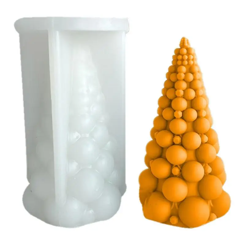 Christmas Silicone Candle Molds Unique Bubble Tree Shaped Christmas Silicone Mold DIY Resin Crafts Mold For Making Candle Soap
Christmas Silicone Candle Molds Unique Bubble Tree Shaped Christmas Silicone Mold DIY Resin Crafts Mold For Making Candle Soap