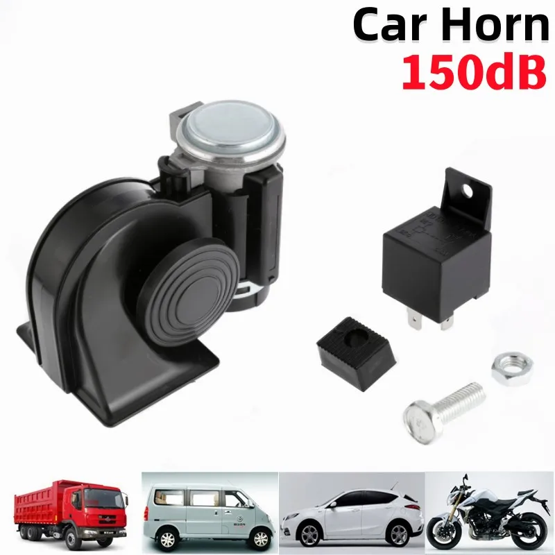 1Pcs 12V 150dB Car Air Horn Automotive Relay Electric Dual Air Horn For Truck Car Motorcycle (Black)
1Pcs 12V 150dB Car Air Horn Automotive Relay Electric Dual Air Horn For Truck Car Motorcycle (Black)