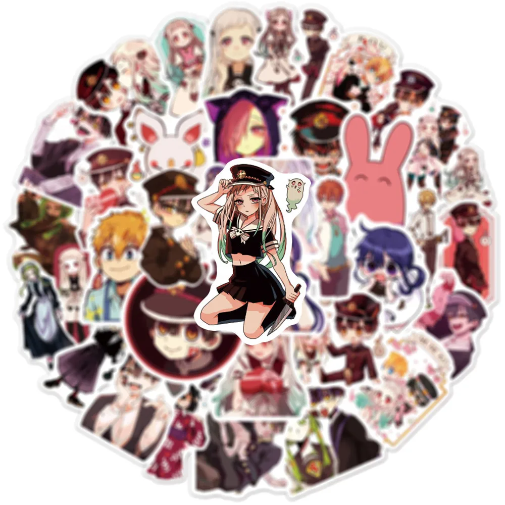 10/50Pcs/Pack Cartoon Anime Toilet-Bound Hanako Kun Stickers for Laptop Phone Cup Suitcase Scrapbooking Waterproof Sticker
10/50Pcs/Pack Cartoon Anime Toilet-Bound Hanako Kun Stickers for Laptop Phone Cup Suitcase Scrapbooking Waterproof Sticker