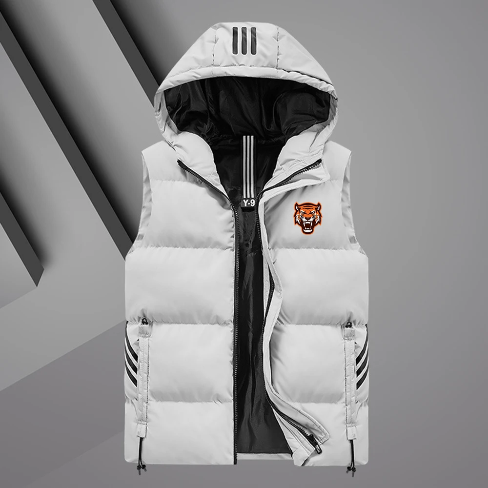 Men's Plus Size Vest Warm Windproof Tiger Printed Sleeveless Zip Jacket Coat Winter Outdoor Clothing Male Sport Casual Waistcoat
Men's Plus Size Vest Warm Windproof Tiger Printed Sleeveless Zip Jacket Coat Winter Outdoor Clothing Male Sport Casual Waistcoat