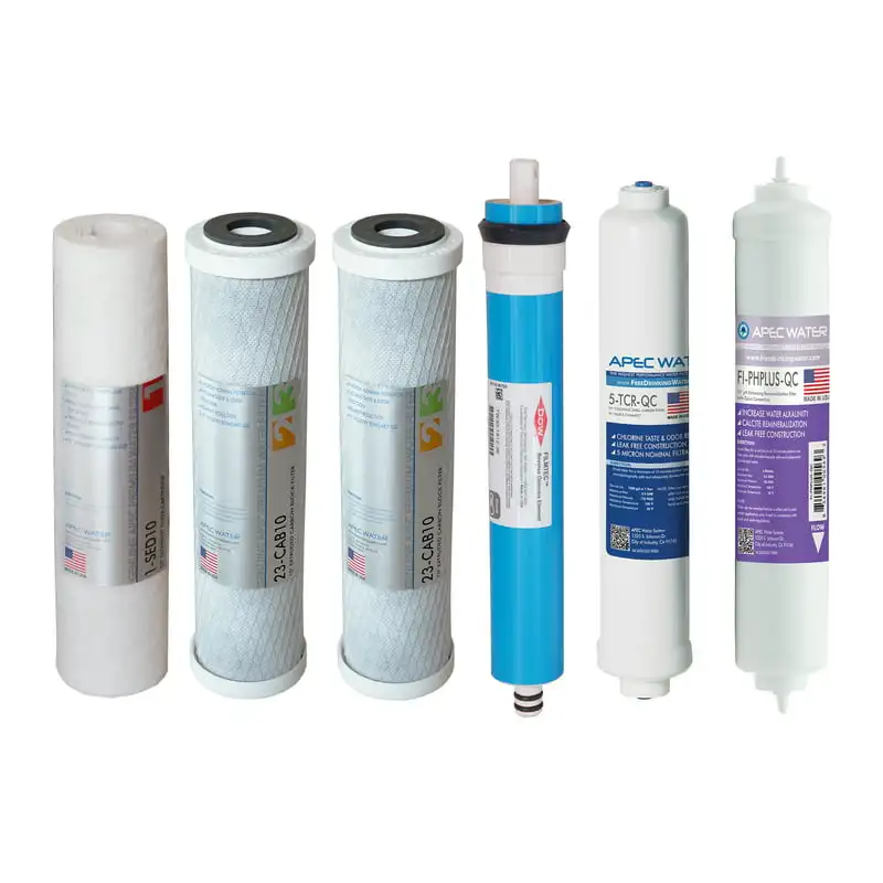FILTER--PH 90 Complete Replacement Set for ultimate Series Alkaline Reverse Osmosis Water Filter System 
FILTER--PH 90 Complete Replacement Set for ultimate Series Alkaline Reverse Osmosis Water Filter System