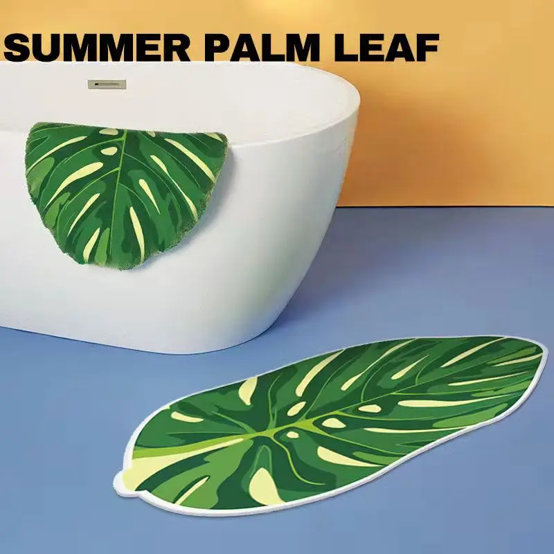 Summer Design Thin Palm Leaf Rug Bathroom Rug Entrance Door Mat Bedroom Rug Kids Room Rug Room Decor Bathroom Mat
Summer Design Thin Palm Leaf Rug Bathroom Rug Entrance Door Mat Bedroom Rug Kids Room Rug Room Decor Bathroom Mat