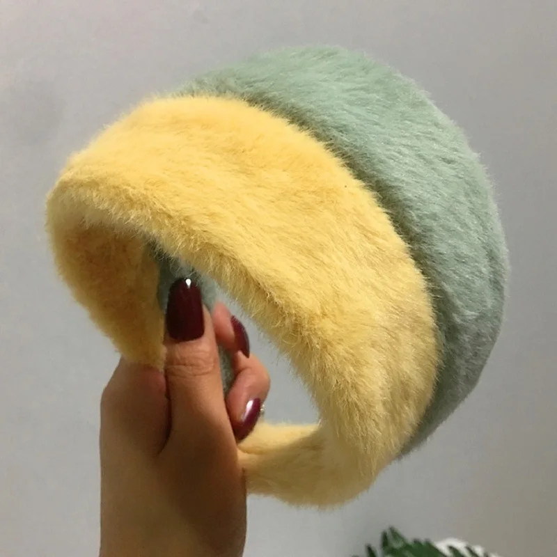 Winter Plush Faux Rabbite Fur Hairbands Retro Candy Color Soft Fluffy Furry Headbands For Women Girls Hair Hoop Hair Accessories
Winter Plush Faux Rabbite Fur Hairbands Retro Candy Color Soft Fluffy Furry Headbands For Women Girls Hair Hoop Hair Accessories