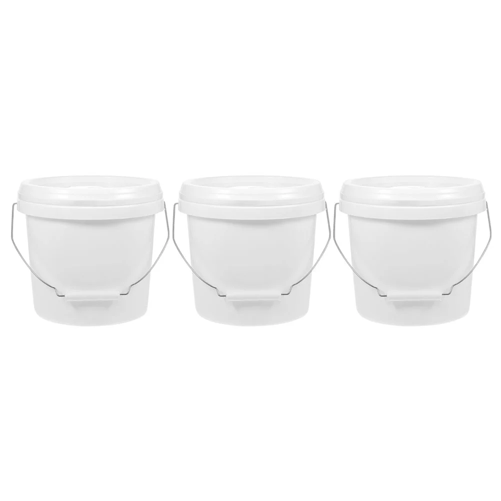 3 Pcs Pigment Container Buckets Paint Cans 4 Liter Lid Hand-held Painting Pp Empty Trash Bin
3 Pcs Pigment Container Buckets Paint Cans 4 Liter Lid Hand-held Painting Pp Empty Trash Bin