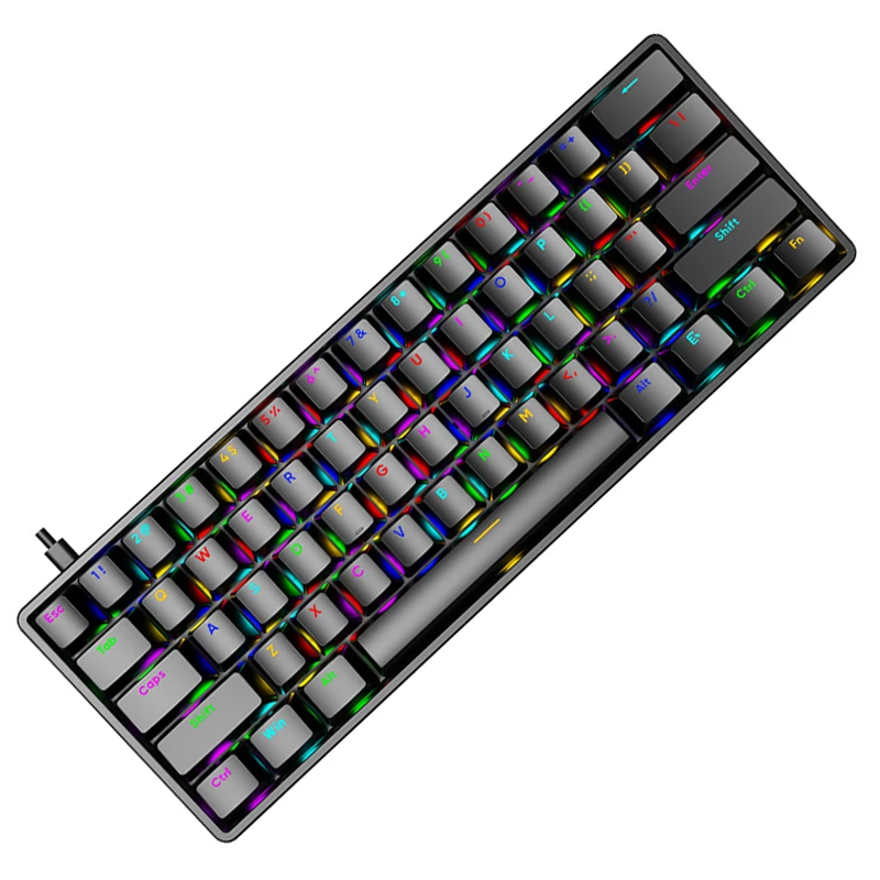 Luxmoc Ak61 Проводная механическая клавиатура Настольный ноутбук игровая настольная