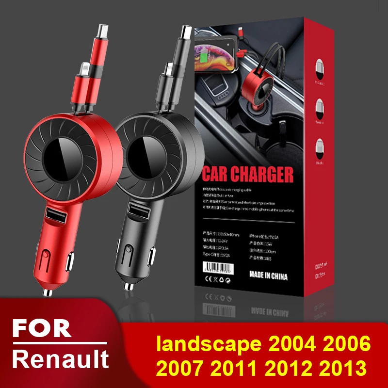 USB Type C Car Charger for iPhone Android HUAWEI HONOR Xiaomi POCO Redmi Samsung Galaxy Realme for Renault landscape 2004-2013
USB Type C Car Charger for iPhone Android HUAWEI HONOR Xiaomi POCO Redmi Samsung Galaxy Realme for Renault landscape 2004-2013