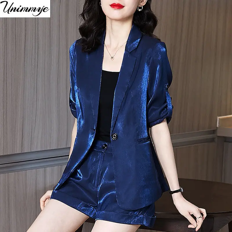 Summer Women Office Suits Sets Female Pantsuit Casual Half Sleeve Blazer Suits Ladies Set Two Piece Outfit Ensemble Femme J253
Summer Women Office Suits Sets Female Pantsuit Casual Half Sleeve Blazer Suits Ladies Set Two Piece Outfit Ensemble Femme J253