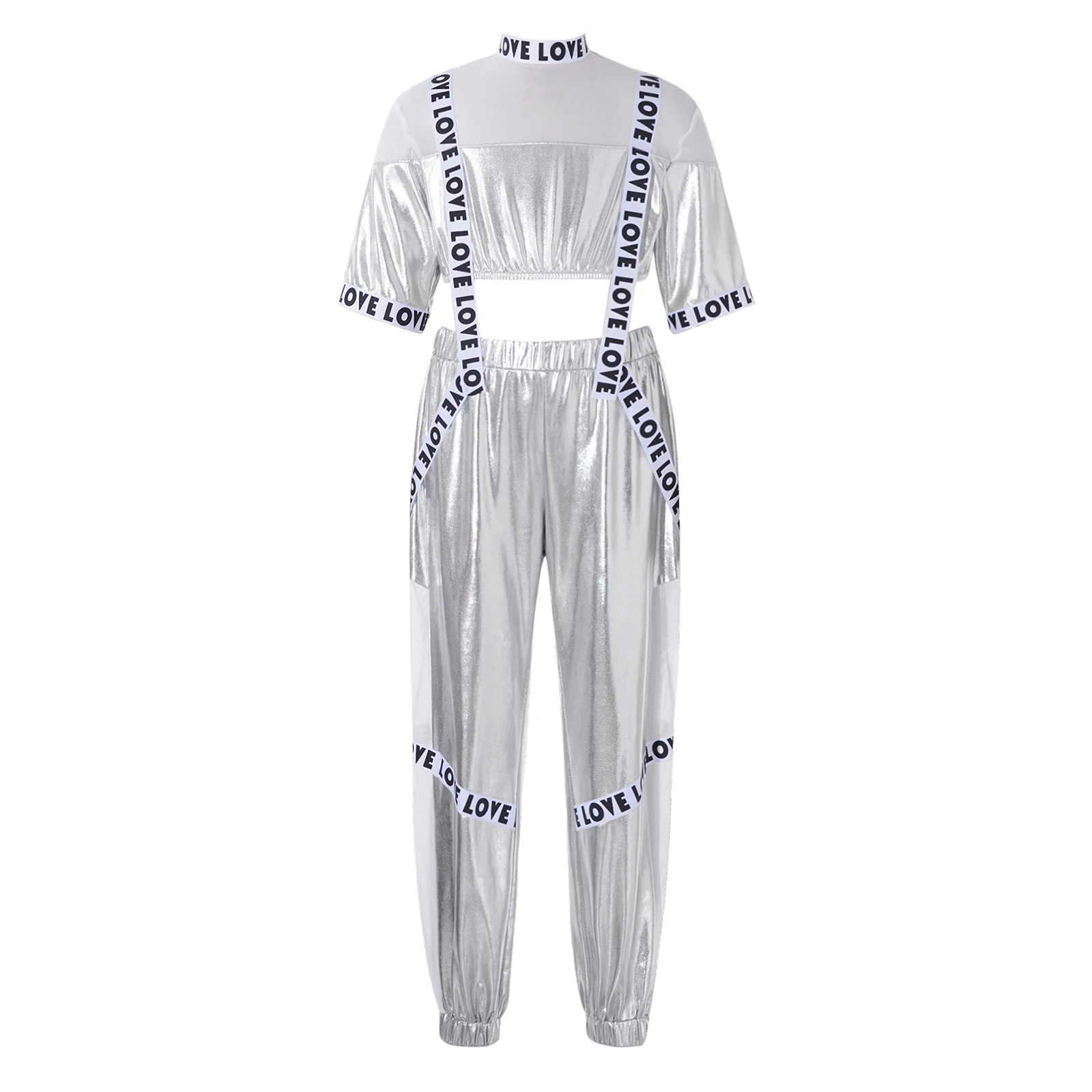 2pcs Sets Girls Jazz Dance Costume Kids Street Hip Hop Dance Wear Jazz Stage Dance Outfits Glittering Metallic Jazz Dance Suit
2pcs Sets Girls Jazz Dance Costume Kids Street Hip Hop Dance Wear Jazz Stage Dance Outfits Glittering Metallic Jazz Dance Suit