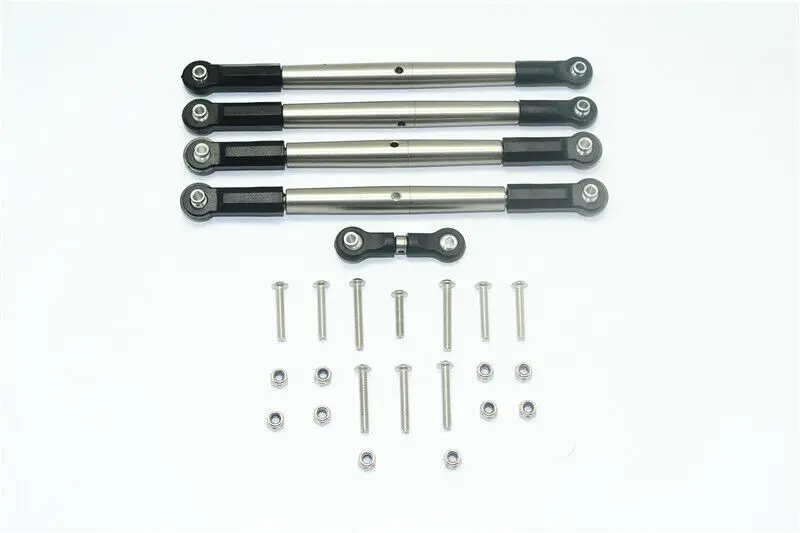 RC 1:8 Stainless Steel Adjustable Tie Rods for ARRMA KRATON/TALION/OUTCAST
RC 1:8 Stainless Steel Adjustable Tie Rods for ARRMA KRATON/TALION/OUTCAST