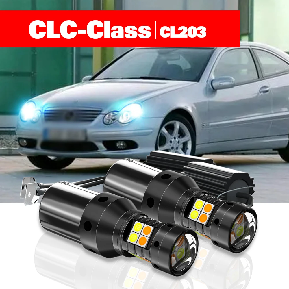 For Mercedes Benz CLC-Class CL203 2008-2011 Accessories 2pcs LED Dual Mode Turn Signal+Daytime Running Light DRL 2009 2010
For Mercedes Benz CLC-Class CL203 2008-2011 Accessories 2pcs LED Dual Mode Turn Signal+Daytime Running Light DRL 2009 2010