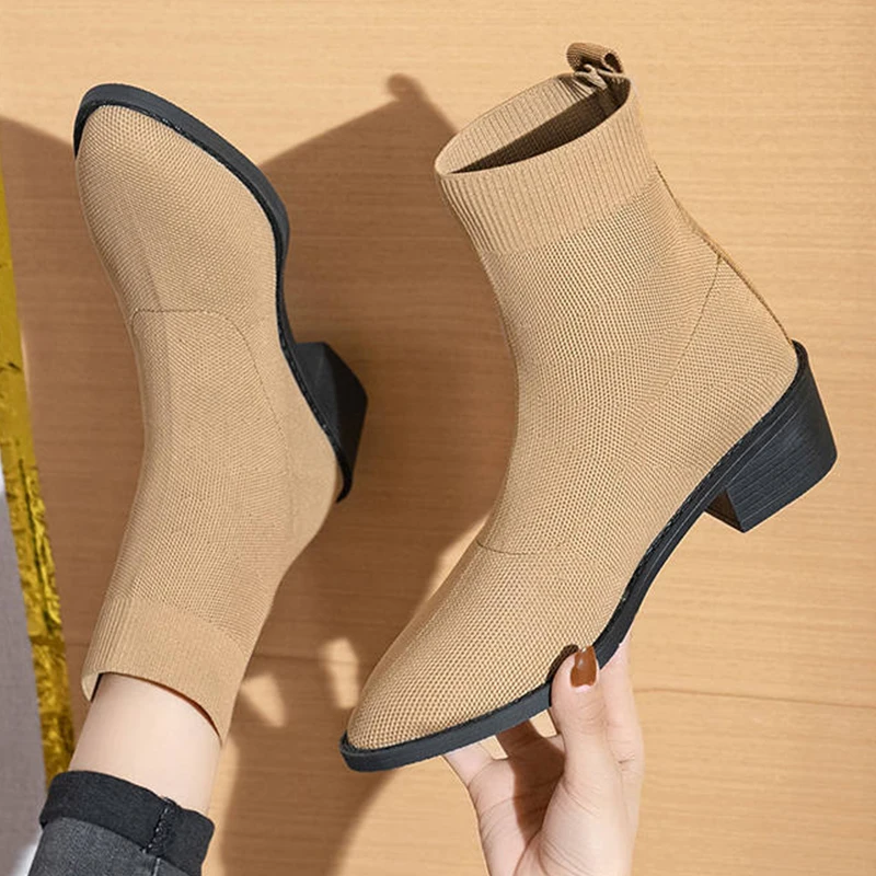 Женские вязаные ботинки-носки Челси, зимняя обувь, новинка 2022, дизайнерская обувь на массивном каблуке, соблазнительные плетеные туфли-лодо...
Женские вязаные ботинки-носки Челси, зимняя обувь, новинка 2022, дизайнерская обувь на массивном каблуке, соблазнительные плетеные туфли-лодо...