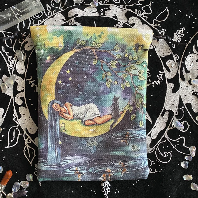 3 Thousand Splendors 13x18cm Tarot Storage Gift Bag Velvet Christmas Halloween Gift Crystal Small Objects Witchcraft Astrology
3 Thousand Splendors 13x18cm Tarot Storage Gift Bag Velvet Christmas Halloween Gift Crystal Small Objects Witchcraft Astrology