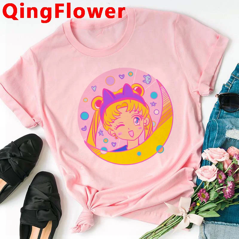 Woman Funny Anime T Shirts Harajuku Casual Tshirt Female Ulzzang Kawaii Vintage New Cute Streetwear Graphic Top Tee
Woman Funny Anime T Shirts Harajuku Casual Tshirt Female Ulzzang Kawaii Vintage New Cute Streetwear Graphic Top Tee