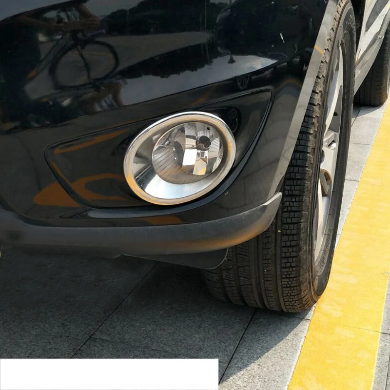 Накладки на передние противотуманные фары автомобиля lsrtw2017 abs для hyundai santa fe 2006 2007