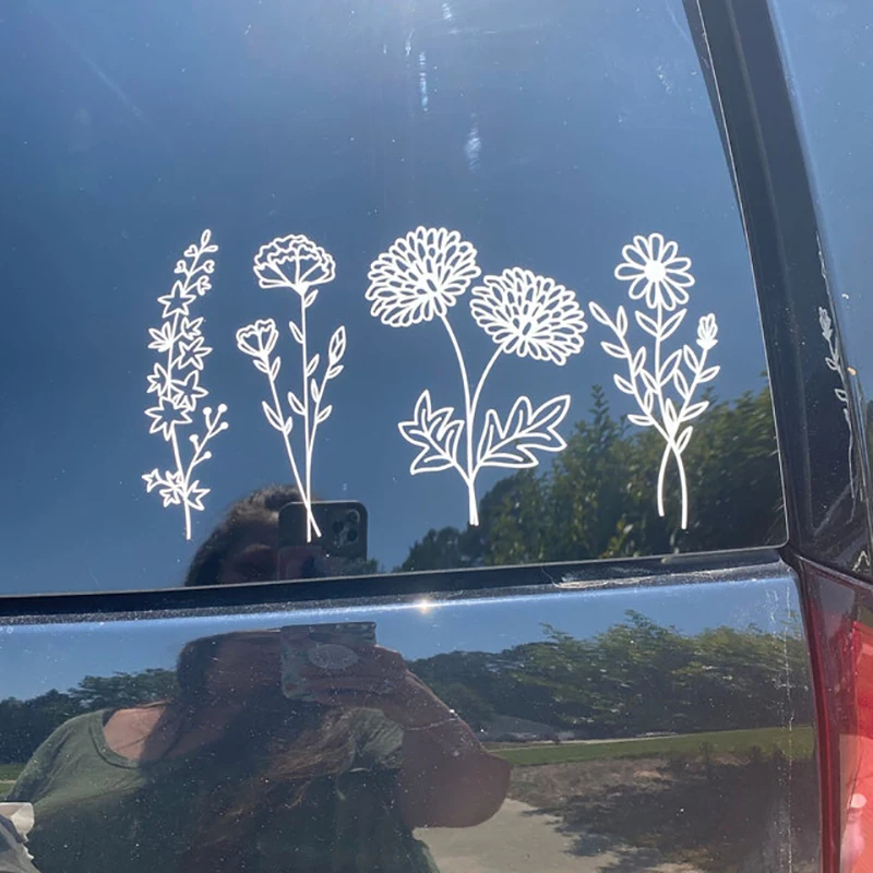 Наклейка на окна автомобиля с изображением цветка рождения месяца Декоративные наклейки аксессуары виниловая пленка потрясающее украшени... 
Наклейка на окна автомобиля с изображением цветка рождения месяца Декоративные наклейки аксессуары виниловая пленка потрясающее украшени...