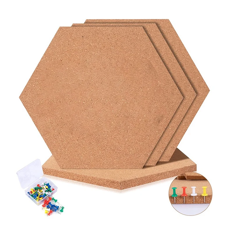 4Pcs Tiles Thick Self Adhesive Cork Board Thick Wooden Board For Wall-Board Pin Board Cork Tiles For Office Home 40 Push Pins
4Pcs Tiles Thick Self Adhesive Cork Board Thick Wooden Board For Wall-Board Pin Board Cork Tiles For Office Home 40 Push Pins