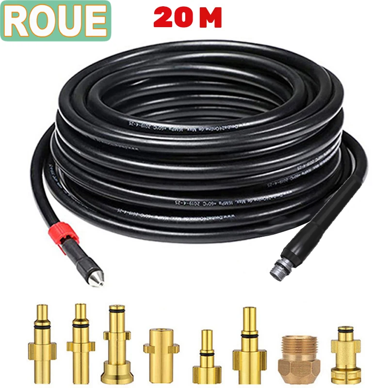 ROUE Pressure Hose Sewer and Sewage High Pressure Hose Pipe Cleaning Cable For Karcher,Parkside,Stanley High Pressure Cleaner
ROUE Pressure Hose Sewer and Sewage High Pressure Hose Pipe Cleaning Cable For Karcher,Parkside,Stanley High Pressure Cleaner