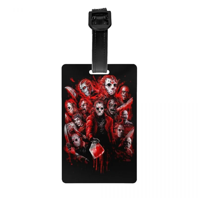 Blood Jason Voorhees Art Friday Halloween Christmas Luggage Tags Custom Baggage Tags Privacy Cover ID Label
Blood Jason Voorhees Art Friday Halloween Christmas Luggage Tags Custom Baggage Tags Privacy Cover ID Label