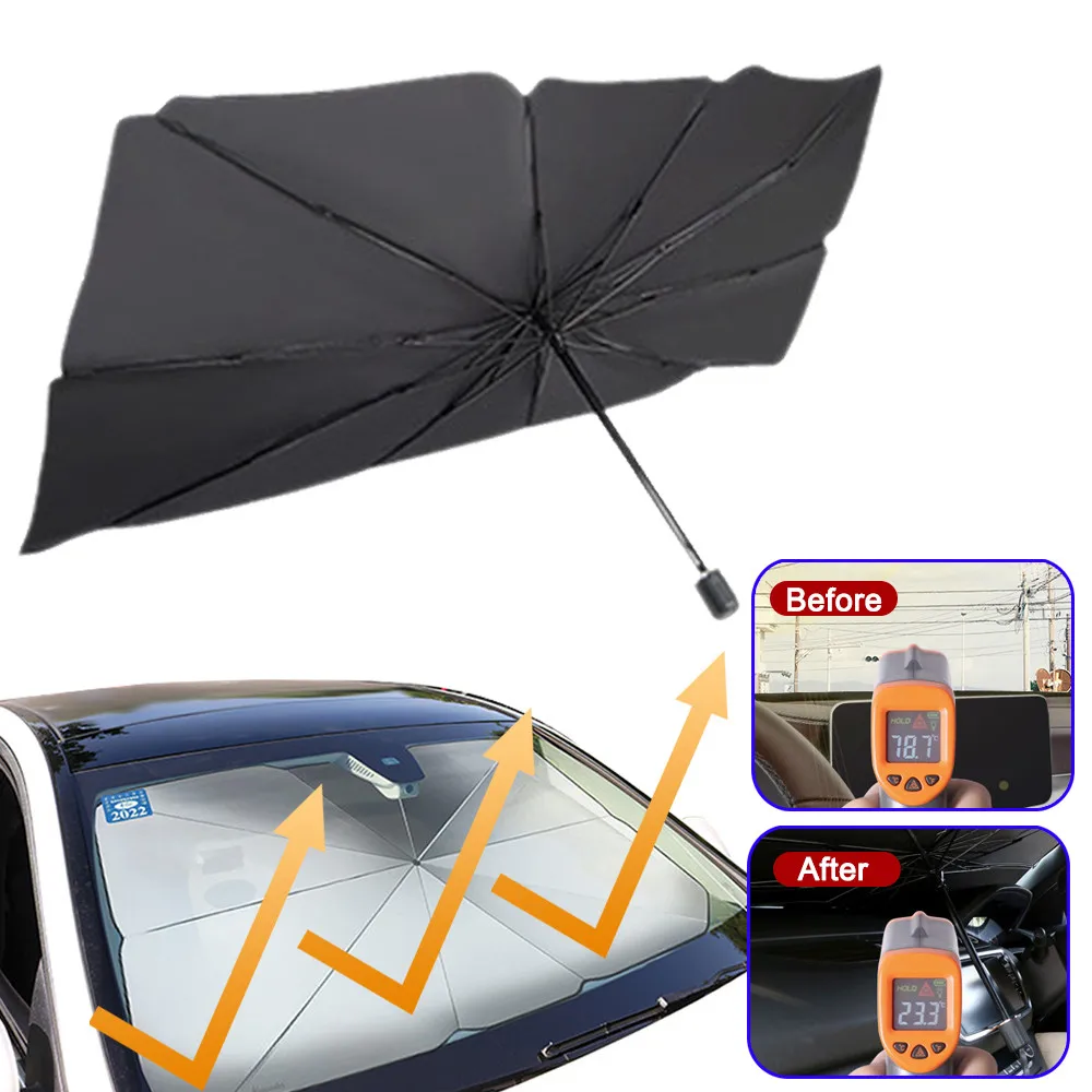 

Car Sunshade Interior Front Window Sun Shade Cover UV Protector Sun Blind Umbrella for SUV Sedan Windshield Protection