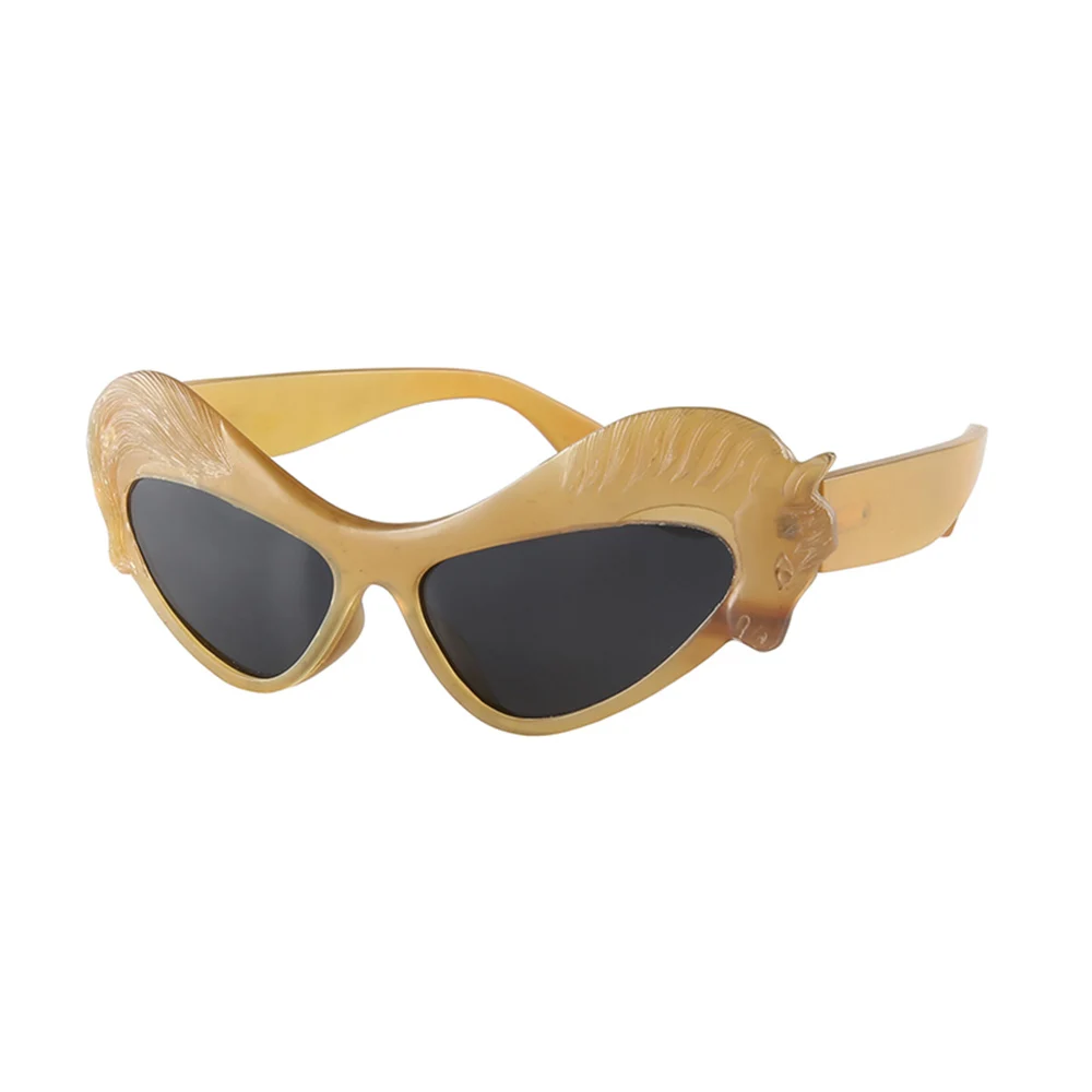 Luxury Brand Unique Handicraft Custom Hand Made Horse Design Big Large Cat Eye Shape Transparent Honey Horn Sunglasses for Women
Luxury Brand Unique Handicraft Custom Hand Made Horse Design Big Large Cat Eye Shape Transparent Honey Horn Sunglasses for Women