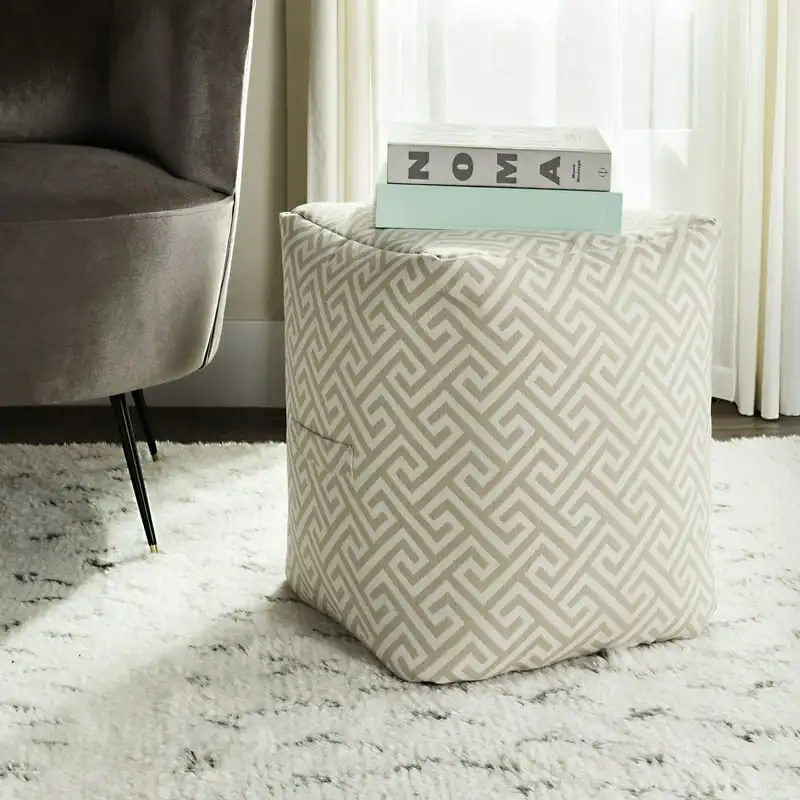 Geometric Cotton Pouf
Geometric Cotton Pouf