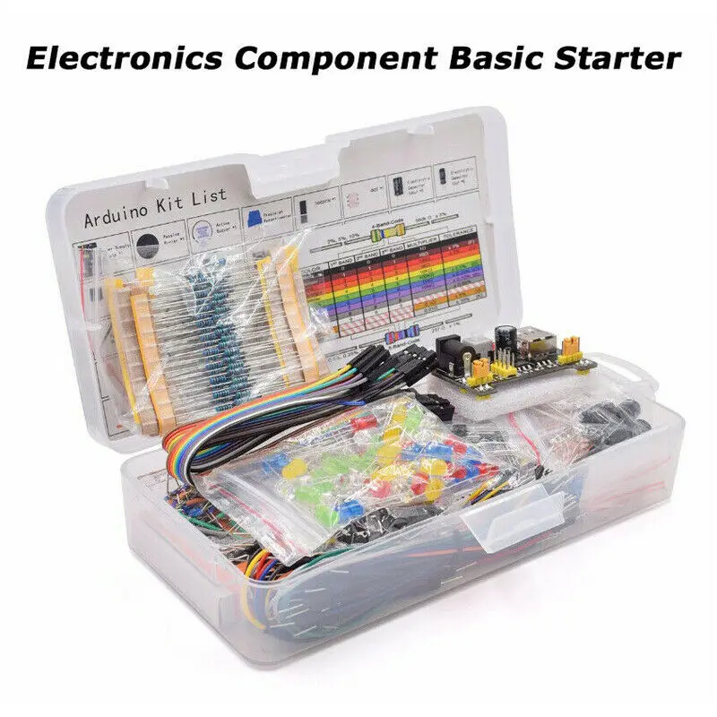 Set Electronic Component 374pcs Buzzer Cable Ceramic Capacitors For Arduino 830 830 Connection Point Breadboard
Set Electronic Component 374pcs Buzzer Cable Ceramic Capacitors For Arduino 830 830 Connection Point Breadboard