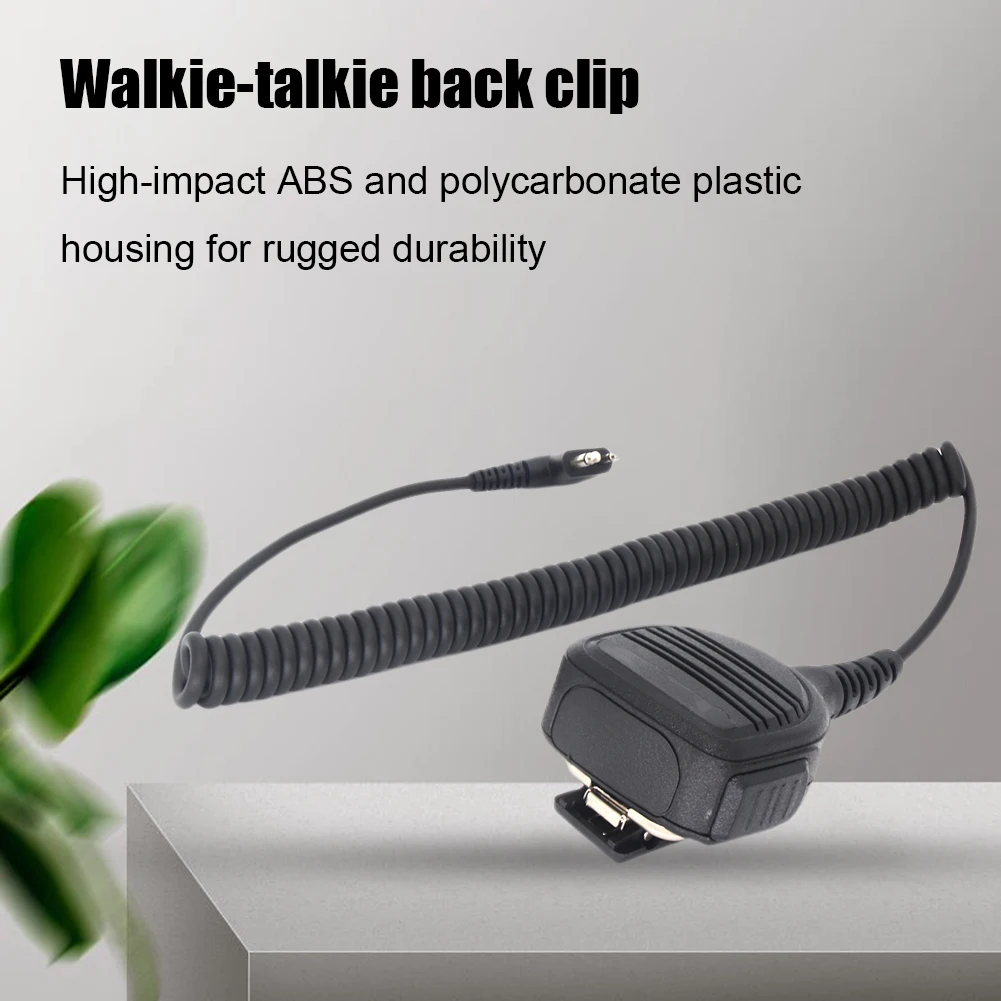 PMMN4013A Remote Speaker Microphone Weatherproof Two Way Radio 2-Pin Shoulder Walkie Talkie Parts Accessories for Motorola Radio
PMMN4013A Remote Speaker Microphone Weatherproof Two Way Radio 2-Pin Shoulder Walkie Talkie Parts Accessories for Motorola Radio