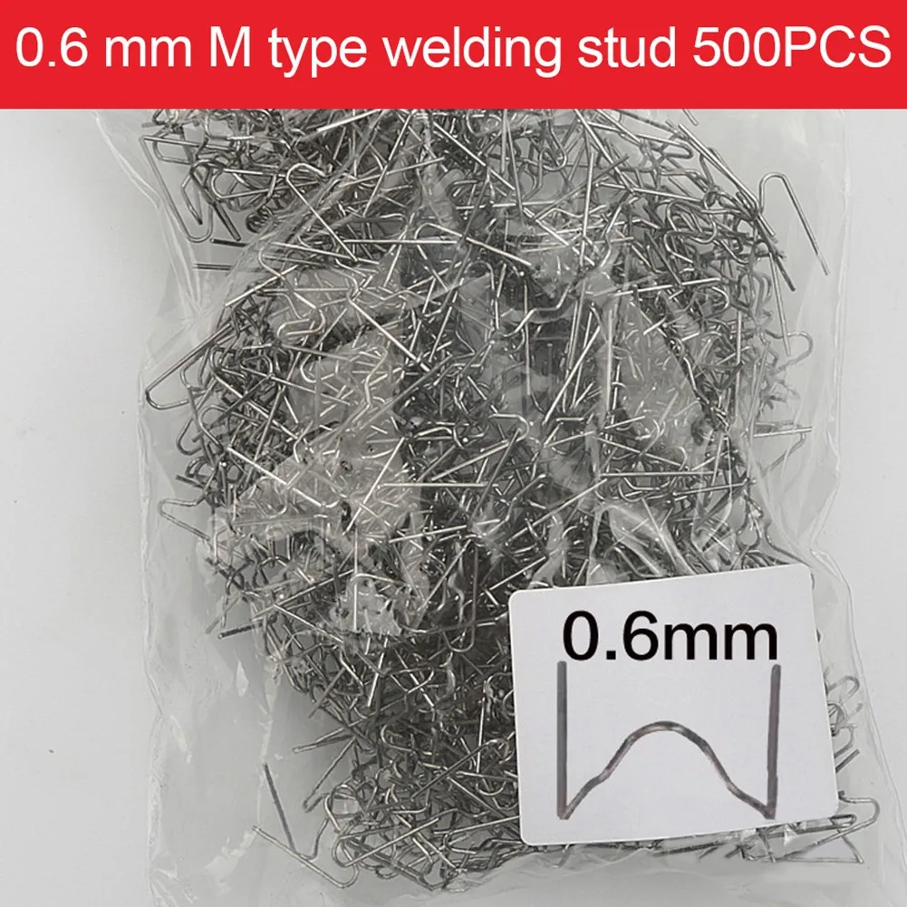 500Pcs/Set 0.6/0.8mm Welding Gun Nails Hot Stapler Staples For Hot Welding Machine Welding Bumper Car Repair Plastic Repair
500Pcs/Set 0.6/0.8mm Welding Gun Nails Hot Stapler Staples For Hot Welding Machine Welding Bumper Car Repair Plastic Repair