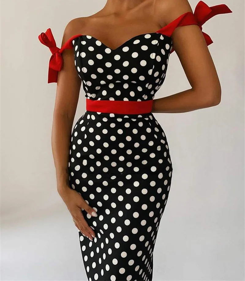 2022 Summer Lace Up Bodycon Dress Chic Casual Women Maxi Dresses High-Quality Sexy Sleeveless Polka Dot Dresses
2022 Summer Lace Up Bodycon Dress Chic Casual Women Maxi Dresses High-Quality Sexy Sleeveless Polka Dot Dresses