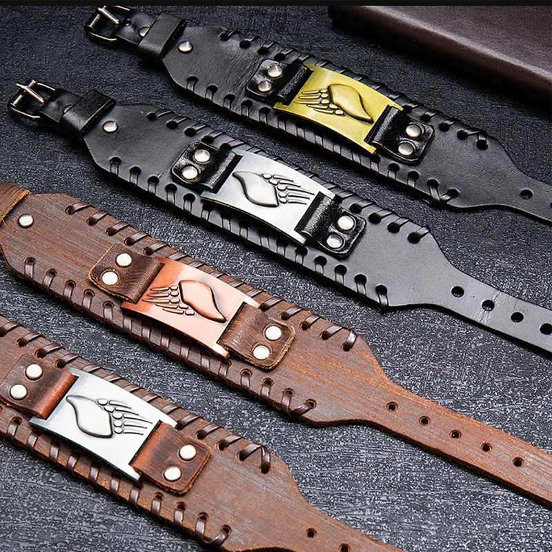 New Retro Wide Leather Nordic Rune of Odi Bracelet Men's Bracelet Abstract Pattern Celtic Viking Jewelry Bracelet Party Gift
New Retro Wide Leather Nordic Rune of Odi Bracelet Men's Bracelet Abstract Pattern Celtic Viking Jewelry Bracelet Party Gift