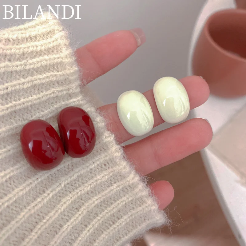 Bilandi S925 needle Fashion Jewelry Red White Earrings Popular Design Vintage Temperament Drop Earrings For Women Party Gifts
Bilandi S925 needle Fashion Jewelry Red White Earrings Popular Design Vintage Temperament Drop Earrings For Women Party Gifts