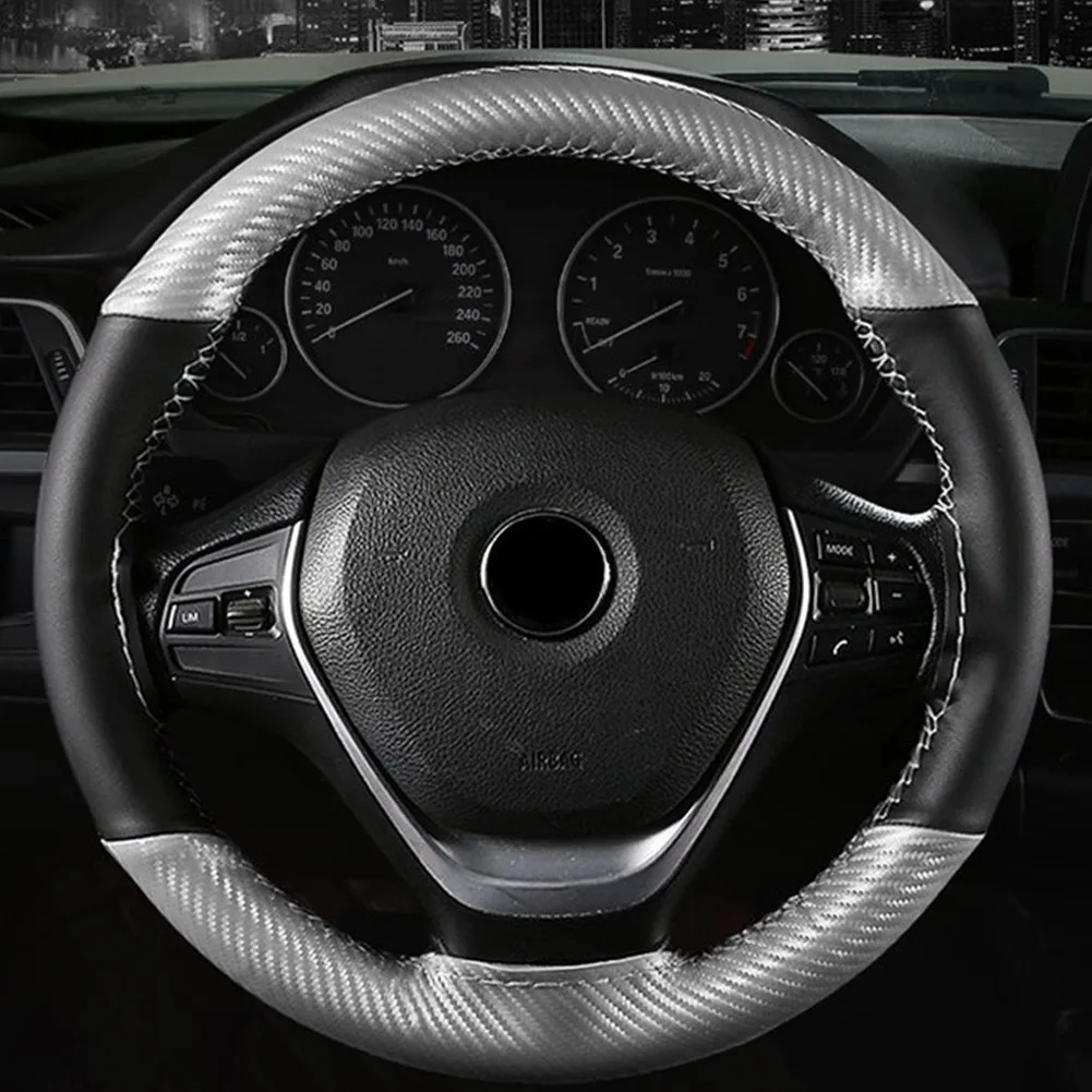1 Pcs Car Steering Wheel Cover Microfiber Leather Protector Cover Universal Car Interior Accessories DIY With Needle Thread
1 Pcs Car Steering Wheel Cover Microfiber Leather Protector Cover Universal Car Interior Accessories DIY With Needle Thread