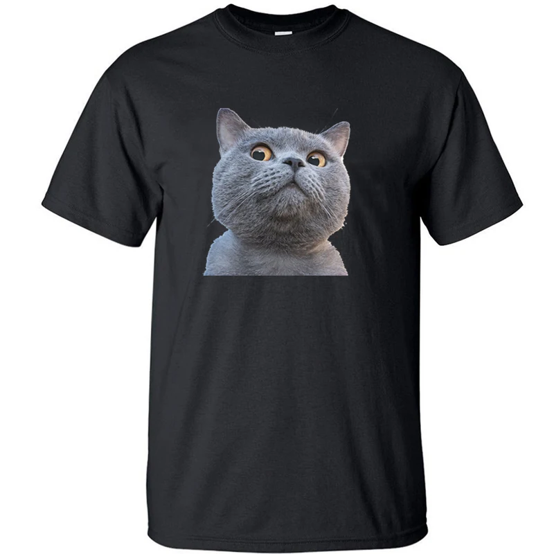 British Shorthair Cat Cute T Shirt For Men Tshirt Cotton Graphic T Shirts T-shirt Camisas Summer Tops Tee Black Short Sleeve
British Shorthair Cat Cute T Shirt For Men Tshirt Cotton Graphic T Shirts T-shirt Camisas Summer Tops Tee Black Short Sleeve