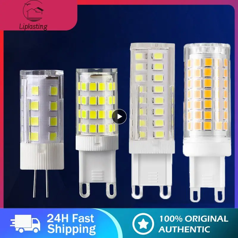 

5/8/10PCS 9w 10w Ceramic Corn Lamp Replace Halogen Lamp Energy Saving G9 Spotlight Low Power No Flicker Home Lighting 220v